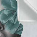 Floral Portrait (woman) Wall Tapestry Gallery Image 3