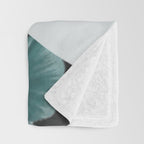 Floral Portrait (woman) Throw Blanket Gallery Image 3