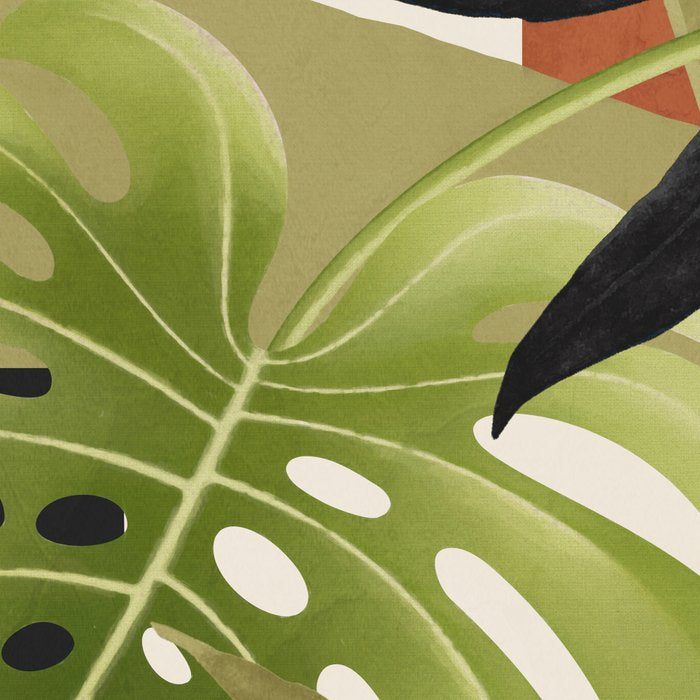 Abstract Art Tropical Leaves 69 Coffee Mug Gallery Image 2