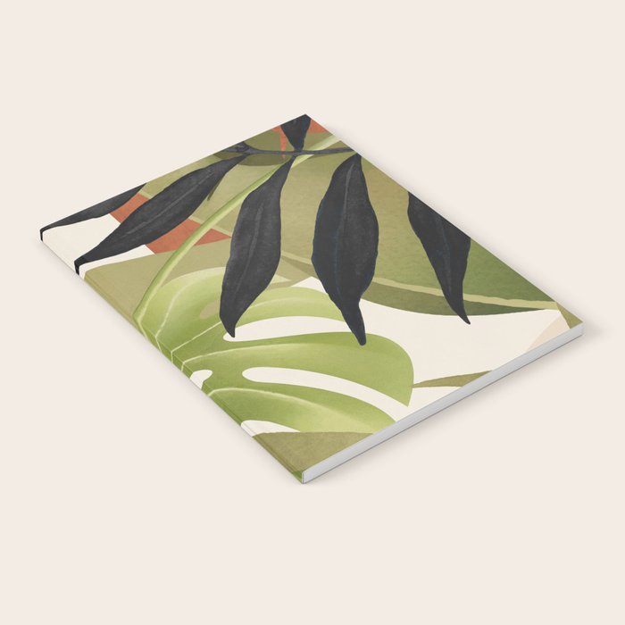 Abstract Art Tropical Leaves 69 Notebook Gallery Image 2
