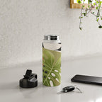 Abstract Art Tropical Leaves 69 Water Bottle Gallery Image 4