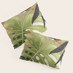 Abstract Art Tropical Leaves 69 Pillow Sham Gallery Image 3