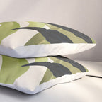 Abstract Art Tropical Leaves 69 Pillow Sham Gallery Image 3