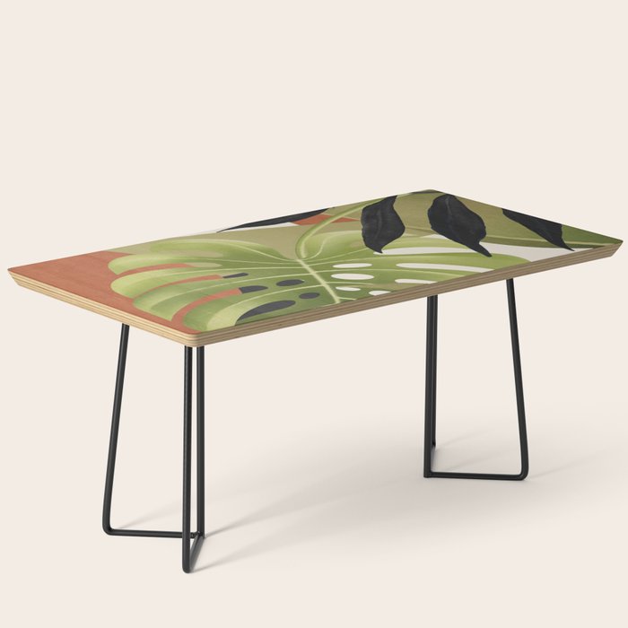 Abstract Art Tropical Leaves 69 Coffee Table Gallery Image 1