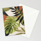 Abstract Art Tropical Leaves 69 Stationery Card Gallery Image 2
