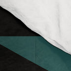 Geometric Southwestern Minimalism - Teal Green Comforter Gallery Image 4
