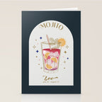 Mojito Cocktail Zodiac Sign Stationery Card Gallery Image 2