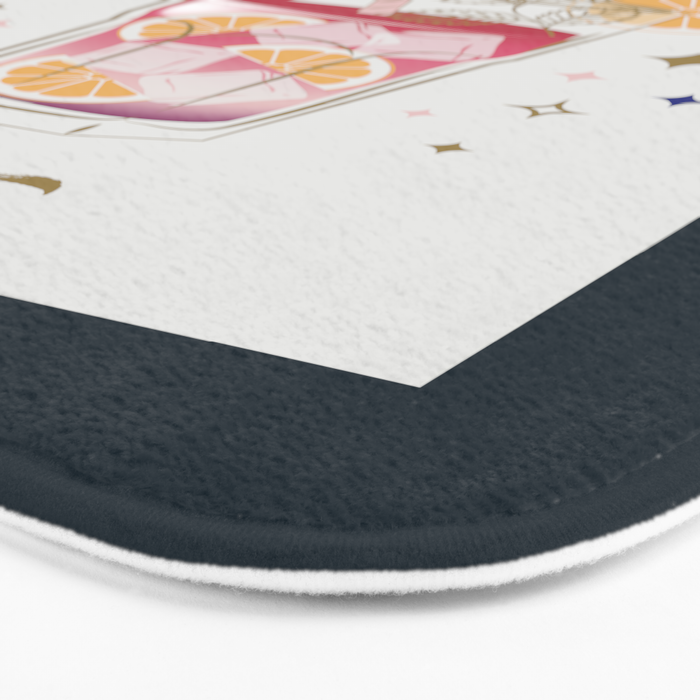 Mojito Cocktail Zodiac Sign Bath Mat Gallery Image 3