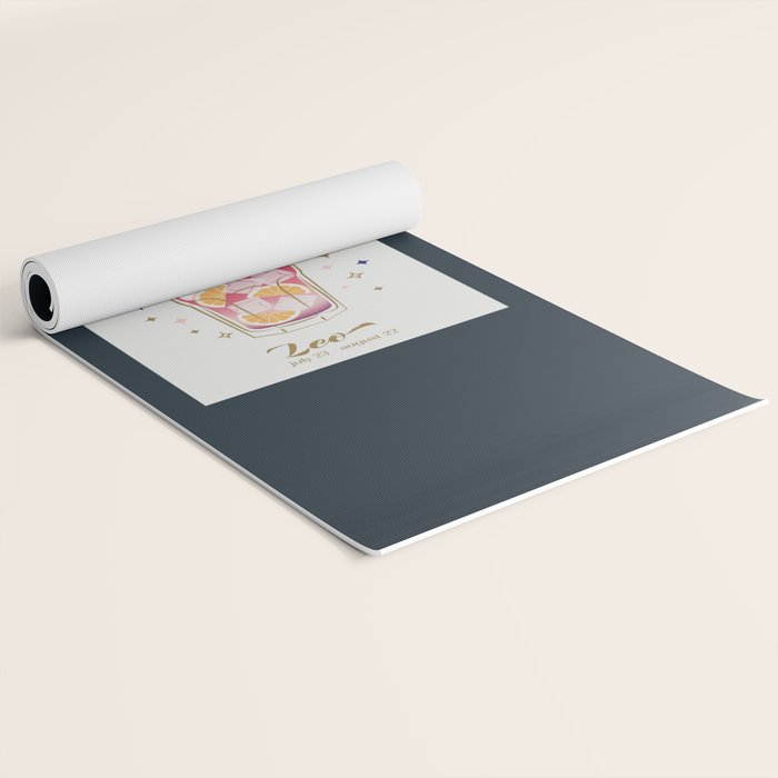 Mojito Cocktail Zodiac Sign Yoga Mat Gallery Image 2