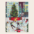 New York city ice rink Rockefeller center skating Poster Gallery Image 4