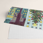 New York city ice rink Rockefeller center skating Wrapping Paper Gallery Image 2