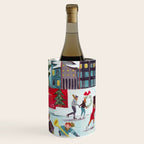 New York city ice rink Rockefeller center skating Wine Chiller Gallery Image 3