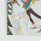 New York city ice rink Rockefeller center skating Poster Gallery Image 3
