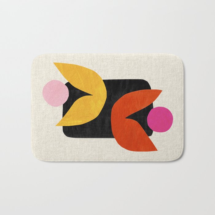 Twin Tulip Bath Mat Gallery Image 1