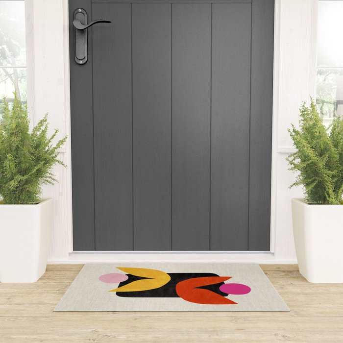Twin Tulip Welcome Mat Gallery Image 3