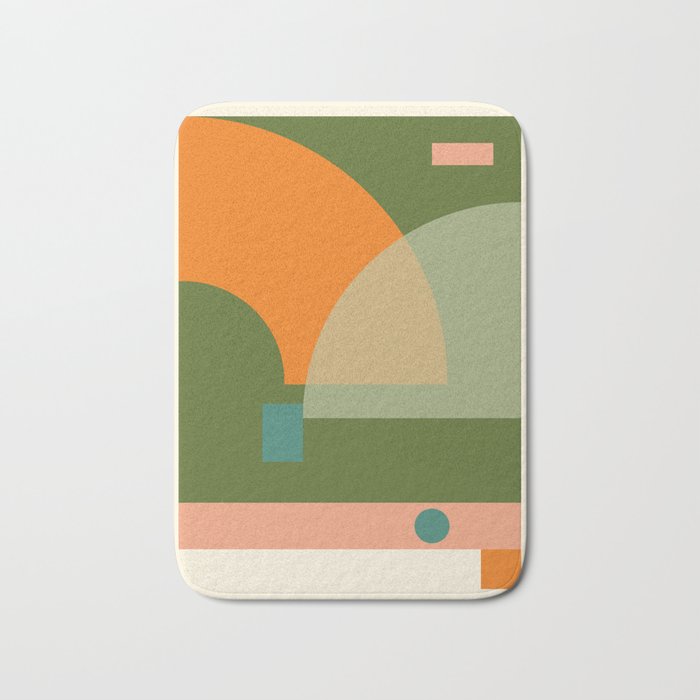 geometric abstract 50 Bath Mat Gallery Image 1