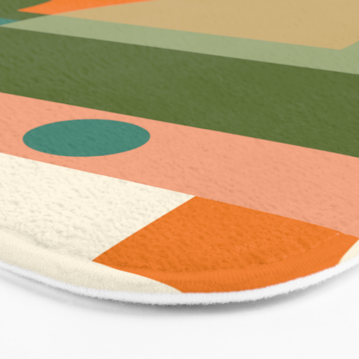 geometric abstract 50 Bath Mat Gallery Image 3