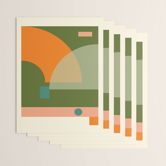 geometric abstract 50 Wrapping Paper Gallery Image 3