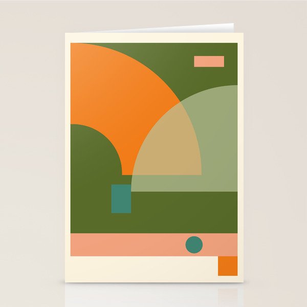 geometric abstract 50 Stationery Card Gallery Image 1