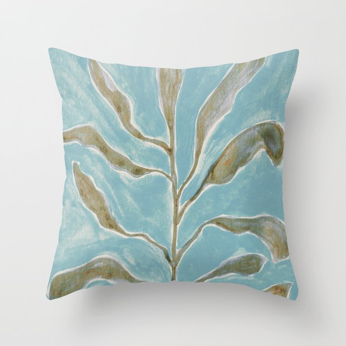 Watercolor Branch #2 Throw Pillow Gallery Image 1