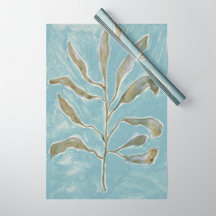 Watercolor Branch #2 Wrapping Paper Gallery Image 1