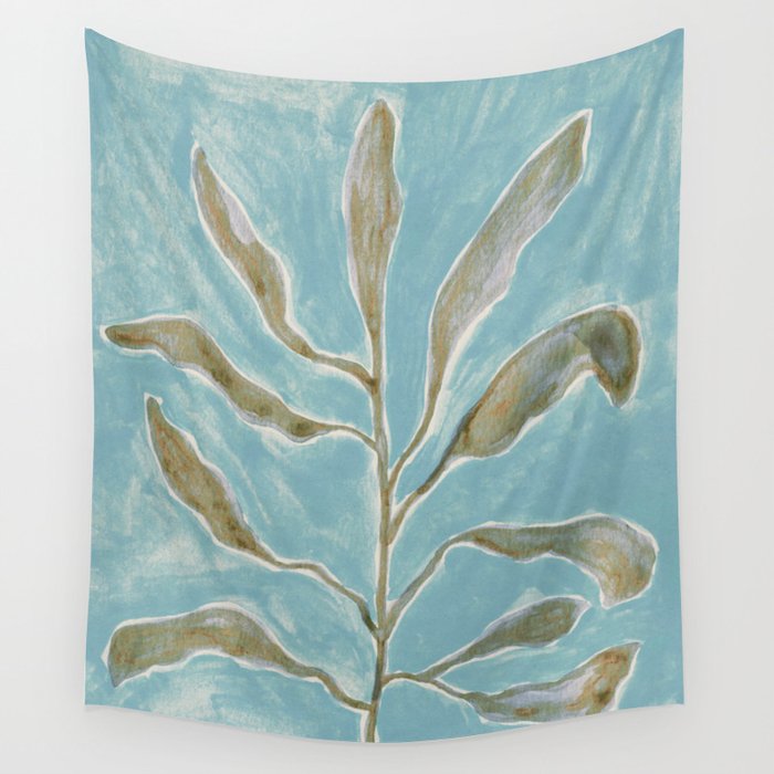 Watercolor Branch #2 Wall Tapestry Gallery Image 1