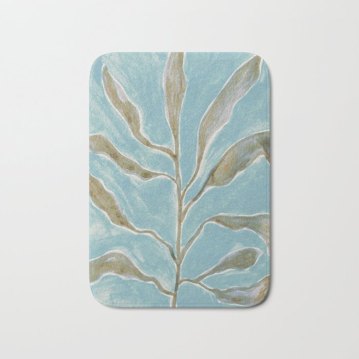 Watercolor Branch #2 Bath Mat Gallery Image 1