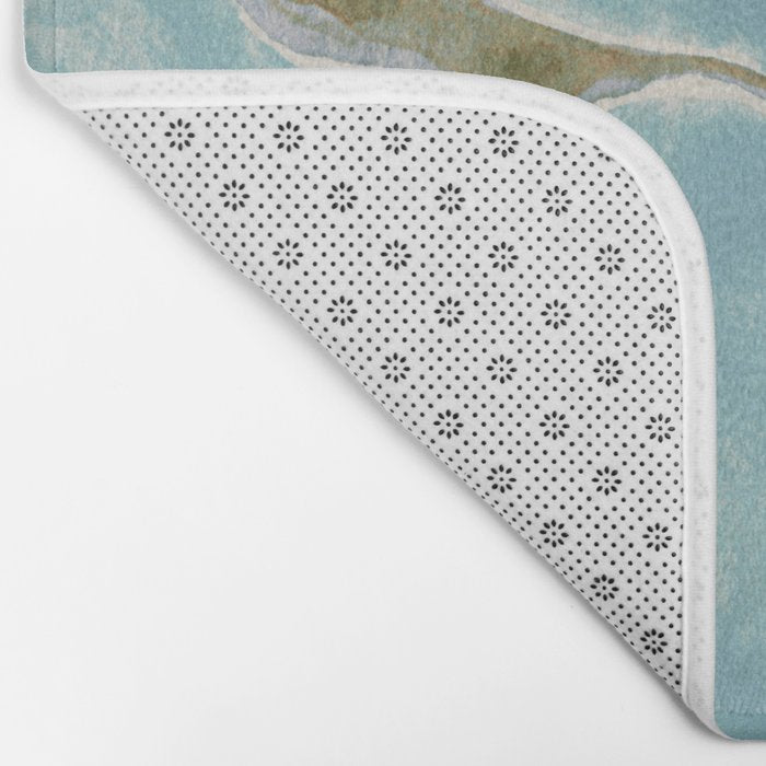 Watercolor Branch #2 Bath Mat Gallery Image 2
