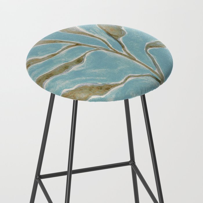 Watercolor Branch #2 Stool Gallery Image 2