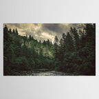 Pacific Northwest River - Nature Photography Tablecloth Gallery Image 2