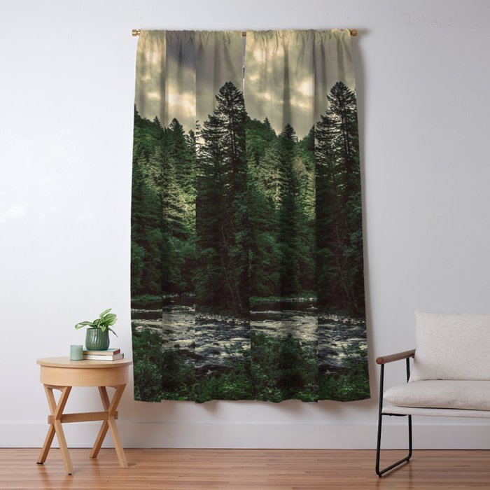 Pacific Northwest River - Nature Photography Window Curtain Gallery Image 5