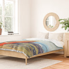 me and you and the red canoe Duvet Cover Gallery Image 2