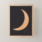 Boho Moon Mini Art Print Gallery Image 1