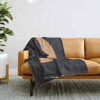 Boho Moon Throw Blanket Gallery Image 1