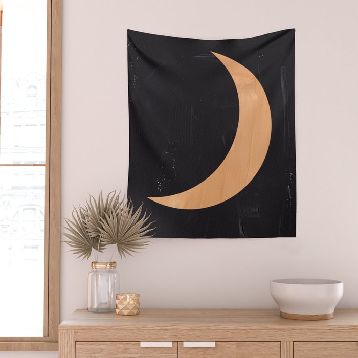Boho Moon Wall Tapestry Gallery Image 2