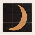 Boho Moon Wood Wall Art Gallery Image 1