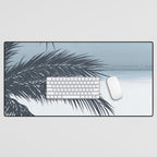 Palm and Ocean Desk Mat Gallery Image 1