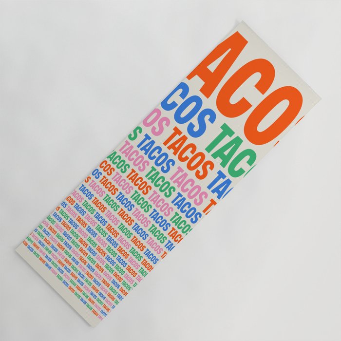 253 Tacos Yoga Mat Gallery Image 1