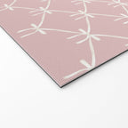 Bows & Ribbons Pattern LVII Pastel Pink Welcome Mat Gallery Image 2