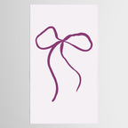 Coquette pink bow Tablecloth Gallery Image 2