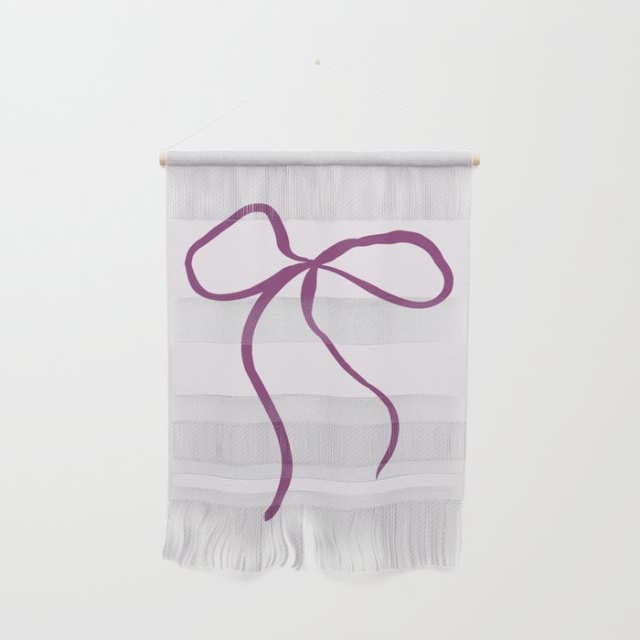 Coquette pink bow Wall Hanging Gallery Image 1
