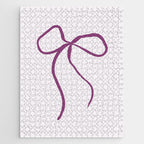 Coquette pink bow Jigsaw Puzzle Gallery Image 1