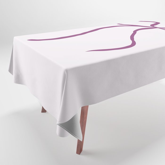 Coquette pink bow Tablecloth Gallery Image 1