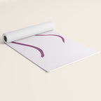 Coquette pink bow Yoga Mat Gallery Image 2