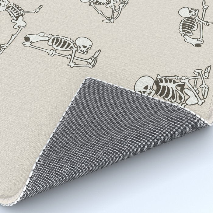 Skeleton Yoga Rug Gallery Image 4