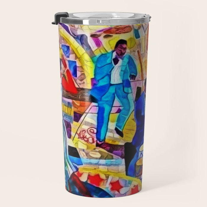 African-American 'The Spirit of Harlem' Historical Mural Portrait Travel Mug Gallery Image 3