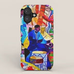 African-American 'The Spirit of Harlem' Historical Mural Portrait iPhone Case Gallery Image 1