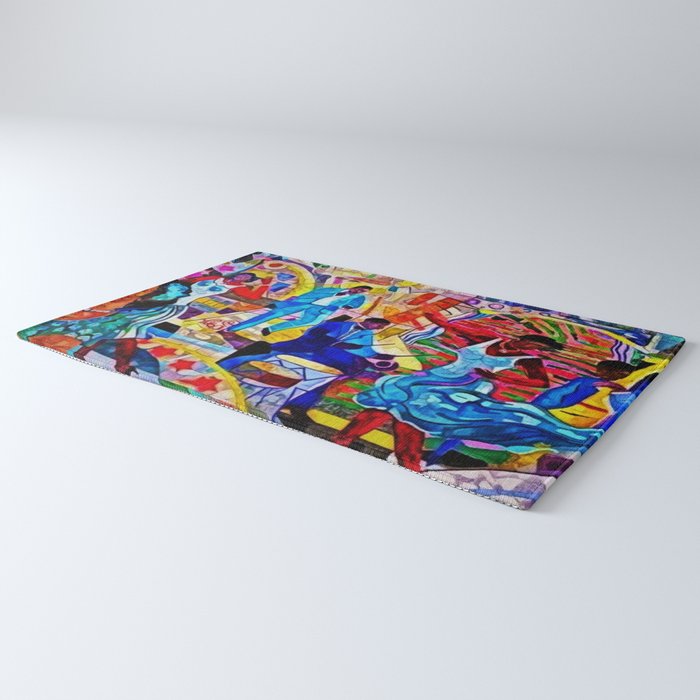 African-American 'The Spirit of Harlem' Historical Mural Portrait Rug Gallery Image 3
