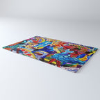 African-American 'The Spirit of Harlem' Historical Mural Portrait Rug Gallery Image 3