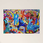 African-American 'The Spirit of Harlem' Historical Mural Portrait Welcome Mat Gallery Image 1